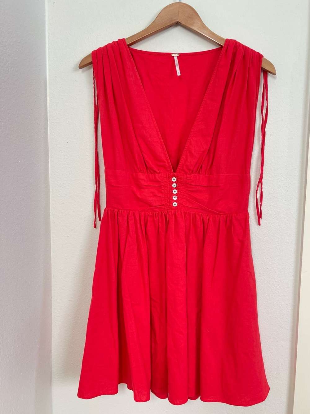Free People Roll the Dice Mini Dress Size Small With Pockets